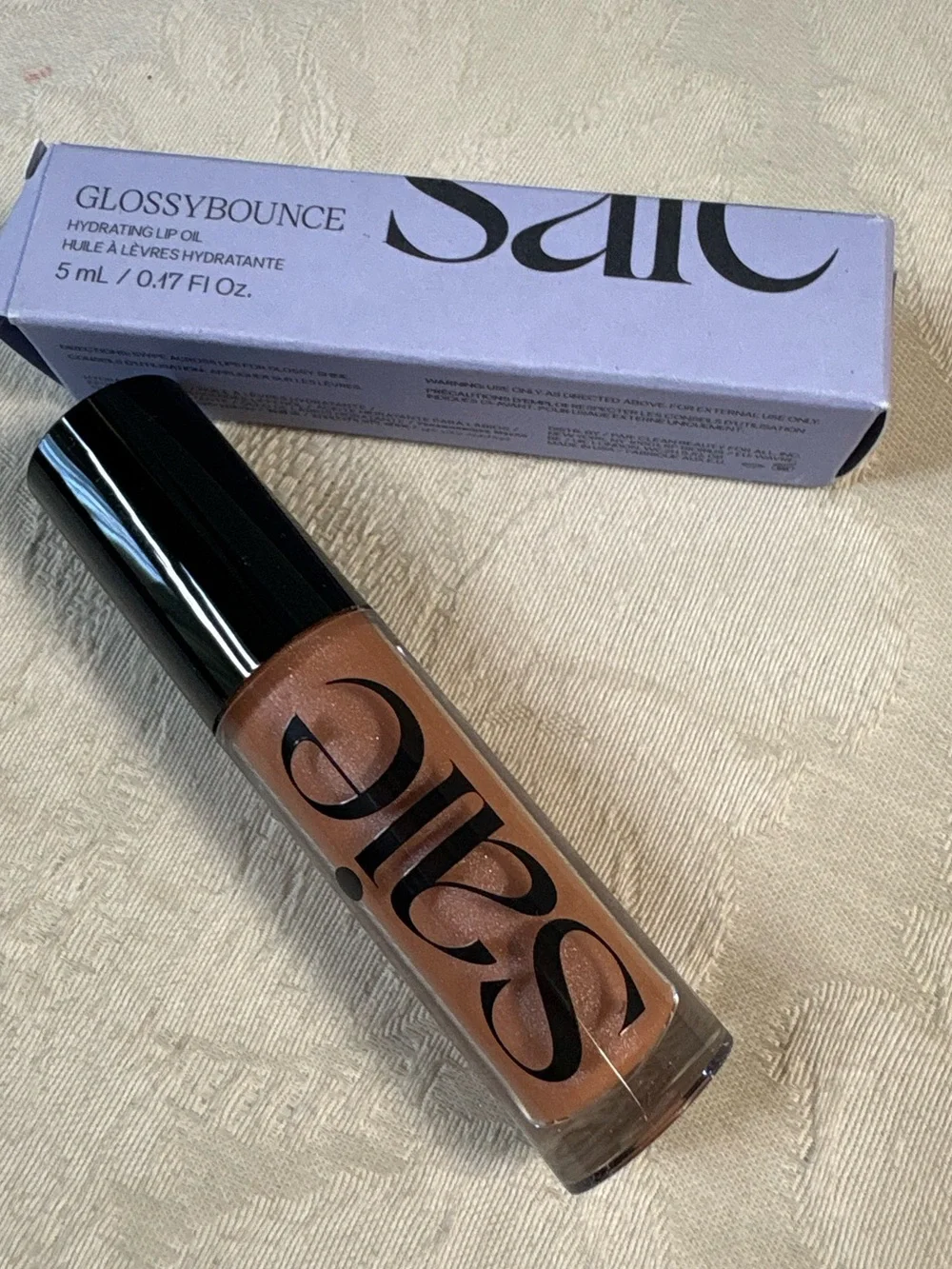 Saie Glossy Bounce Lipgloss in Shake BNIB